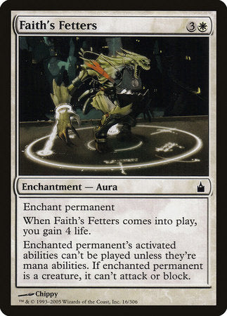 Faith's Fetters [Ravnica: City of Guilds] | GnG Games