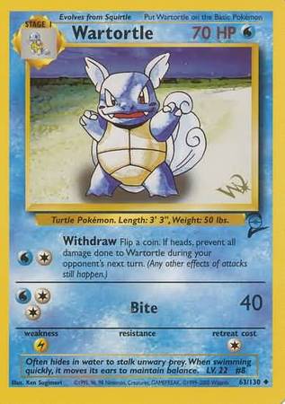 Wartortle (63/130) (W Stamped Promo) [Base Set 2] | GnG Games