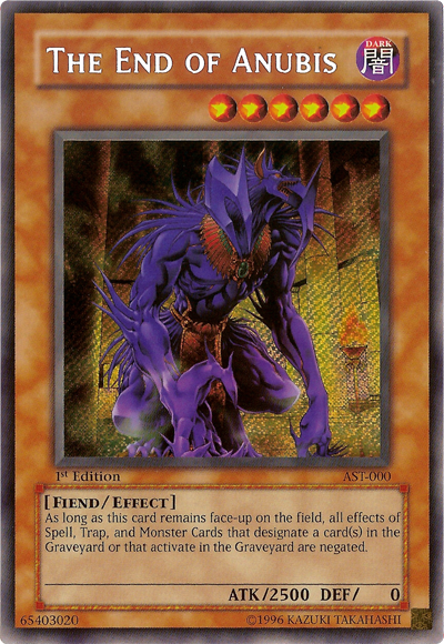 The End of Anubis [AST-000] Secret Rare | GnG Games