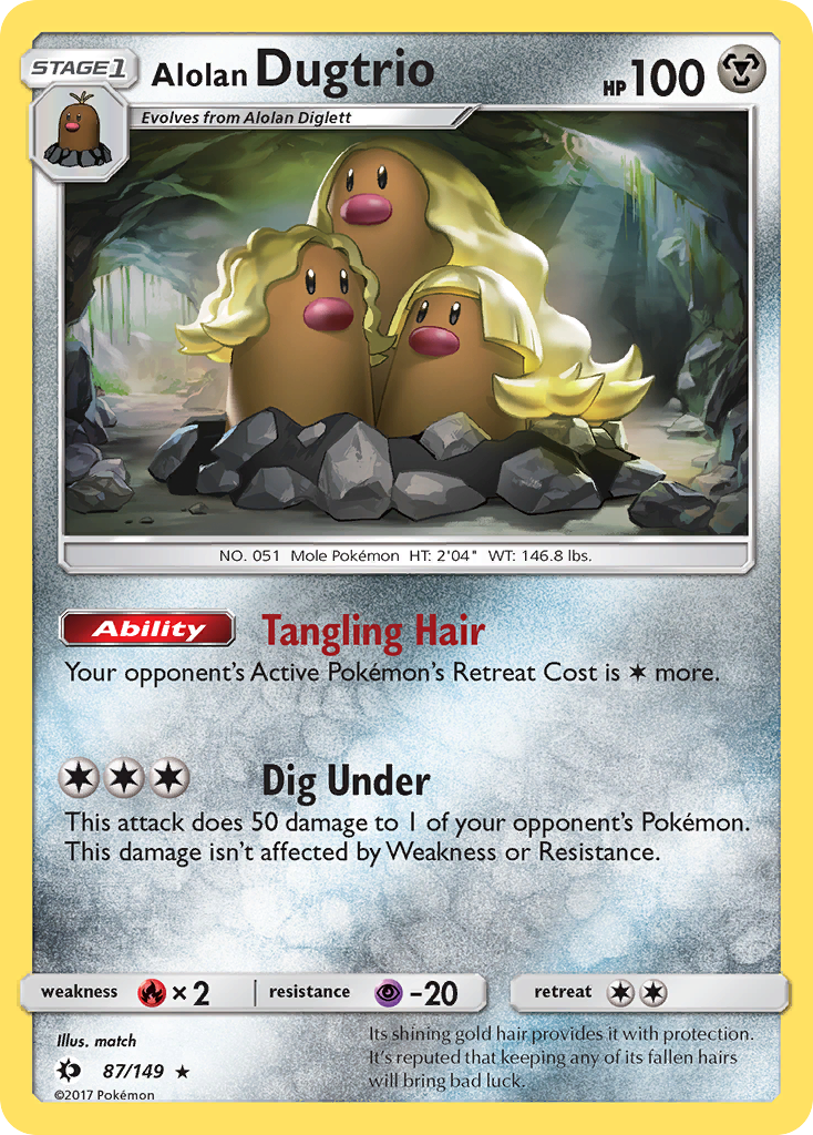 Alolan Dugtrio (87/149) [Sun & Moon: Base Set] | GnG Games