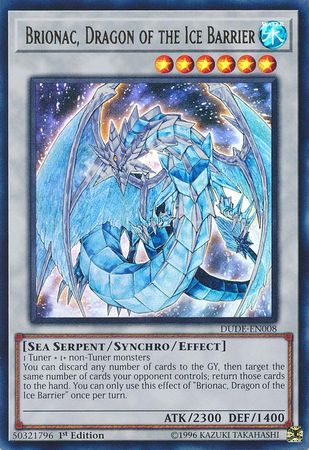 Brionac, Dragon of the Ice Barrier [DUDE-EN008] Ultra Rare | GnG Games