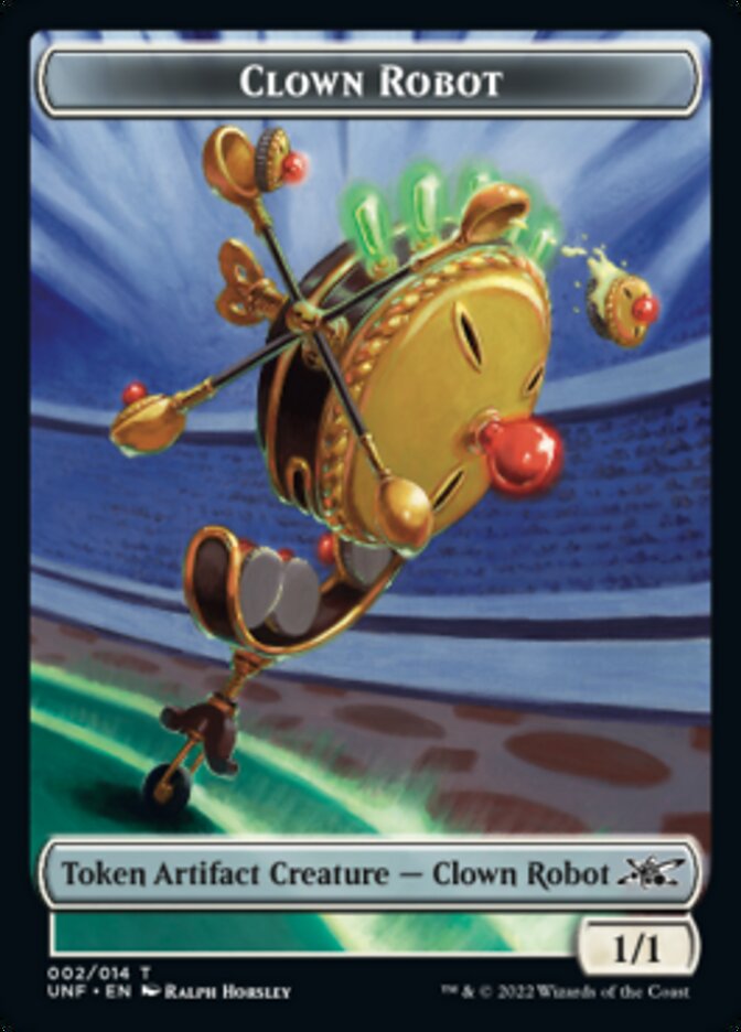 Clown Robot (002) Token [Unfinity Tokens] | GnG Games