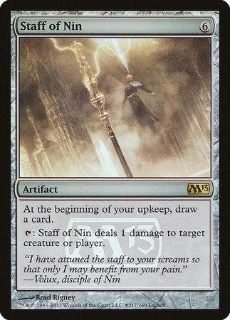 Staff of Nin [Magic 2013 Promos] | GnG Games