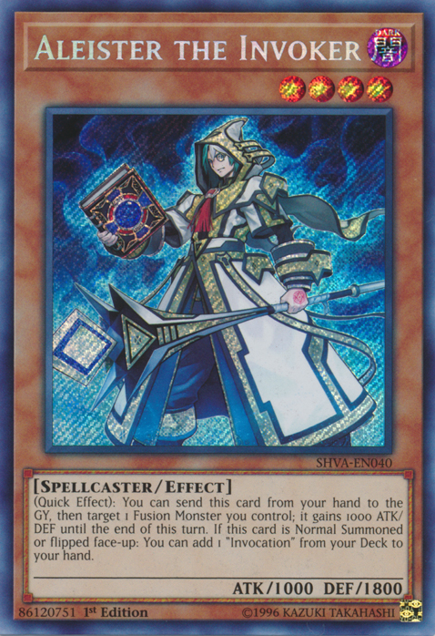 Aleister the Invoker [SHVA-EN040] Secret Rare | GnG Games