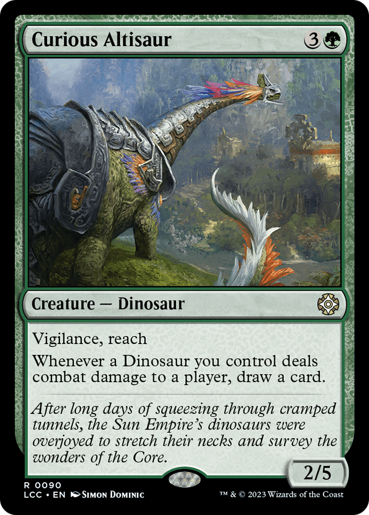 Curious Altisaur [The Lost Caverns of Ixalan Commander] | GnG Games