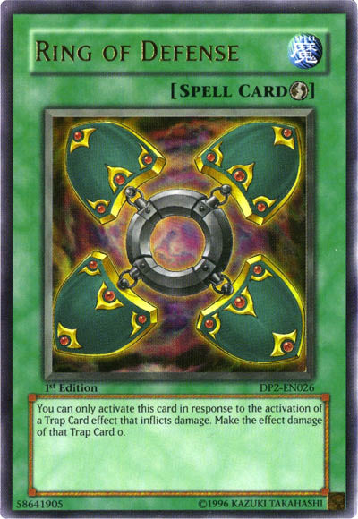 Ring of Defense [DP2-EN026] Ultra Rare | GnG Games