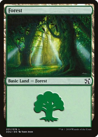 Forest (31) [Duel Decks: Elves vs. Inventors] | GnG Games