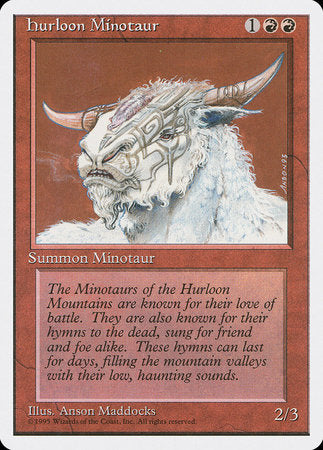 Hurloon Minotaur [Fourth Edition] | GnG Games