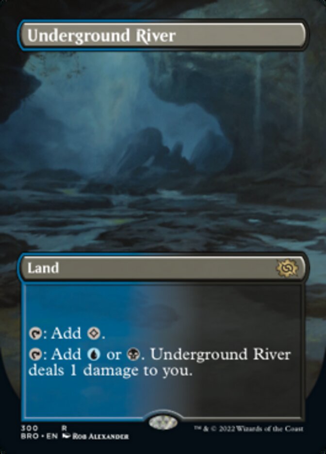Underground River (Borderless Alternate Art) [The Brothers' War] | GnG Games