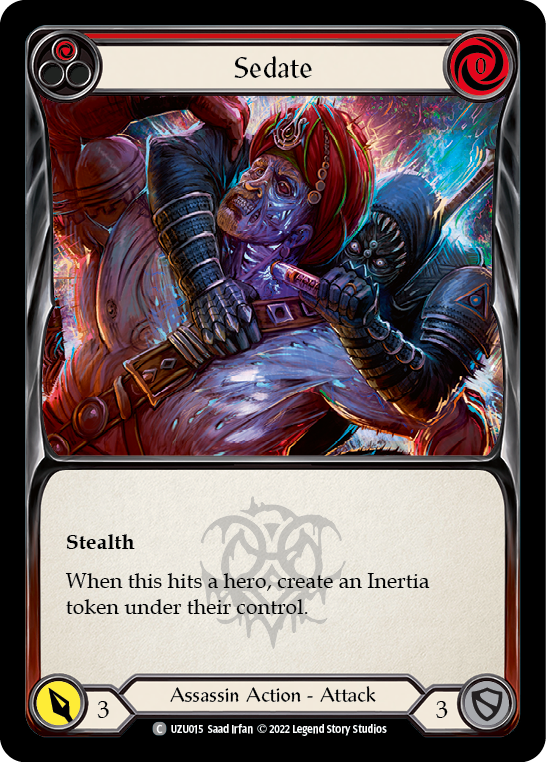Sedate (Red) [UZU015] (Outsiders Uzuri Blitz Deck) | GnG Games
