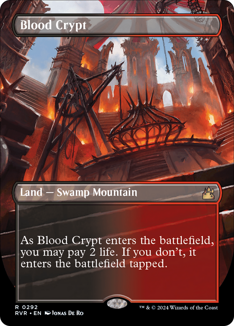 Blood Crypt (Borderless) [Ravnica Remastered] | GnG Games