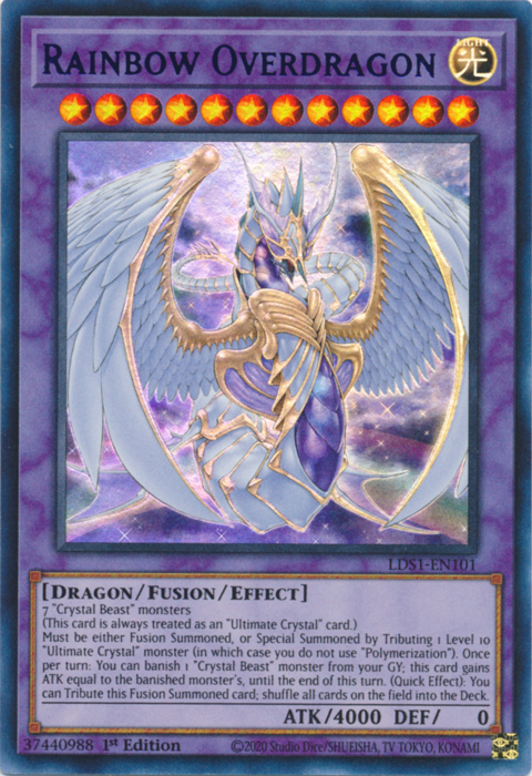 Rainbow Overdragon (Purple) [LDS1-EN101] Ultra Rare | GnG Games