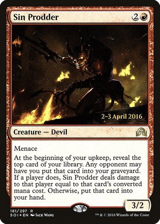 Sin Prodder [Shadows over Innistrad Promos] | GnG Games