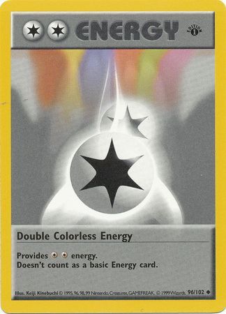 Double Colorless Energy (96/102) (Shadowless) [Base Set 1st Edition] | GnG Games