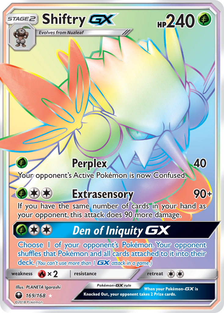 Shiftry GX (169/168) [Sun & Moon: Celestial Storm] | GnG Games