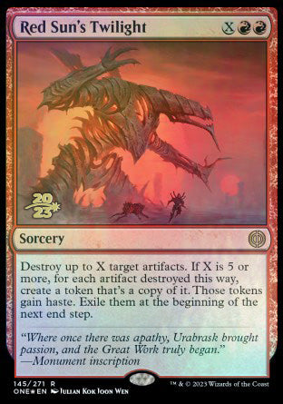 Red Sun's Twilight [Phyrexia: All Will Be One Prerelease Promos] | GnG Games