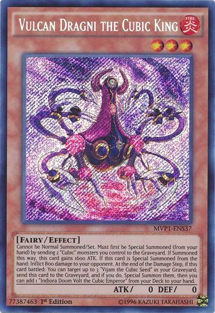 Vulcan Dragni the Cubic King [MVP1-ENS37] Secret Rare | GnG Games