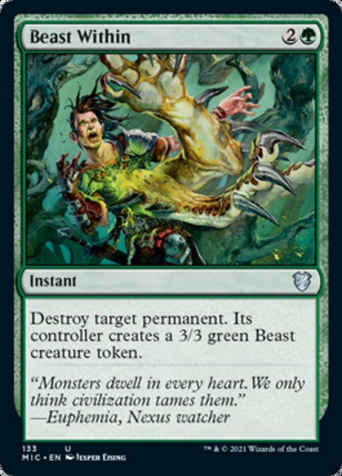 Beast Within [Innistrad: Midnight Hunt Commander] | GnG Games