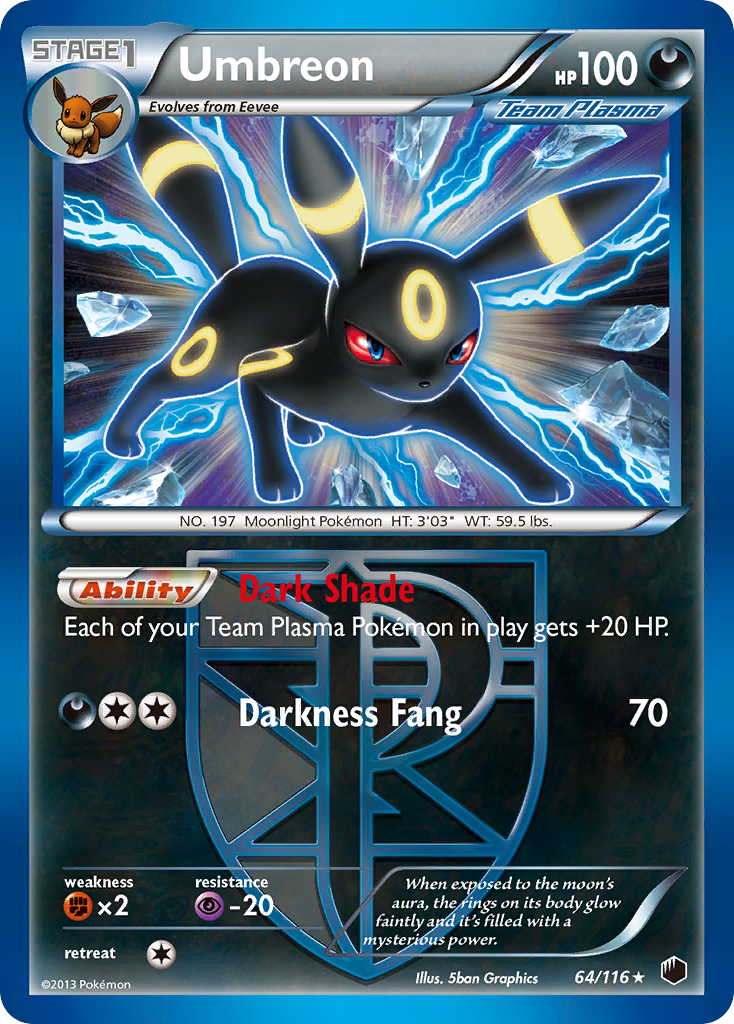 Umbreon (64/116) [Black & White: Plasma Freeze] | GnG Games