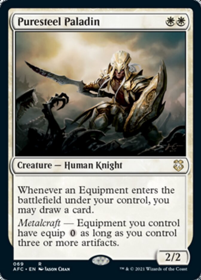 Puresteel Paladin [Dungeons & Dragons: Adventures in the Forgotten Realms Commander] | GnG Games