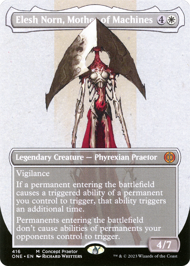 Elesh Norn, Mother of Machines (Borderless Concept Praetors) [Phyrexia: All Will Be One] | GnG Games