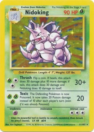 Nidoking (11/102) [Base Set Unlimited] | GnG Games