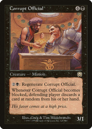 Corrupt Official [Mercadian Masques] | GnG Games