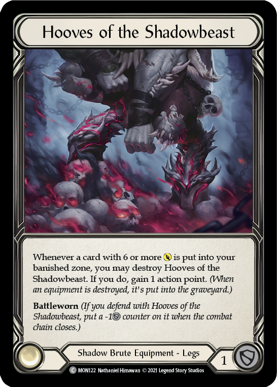 Hooves of the Shadowbeast [MON122] 1st Edition Normal | GnG Games