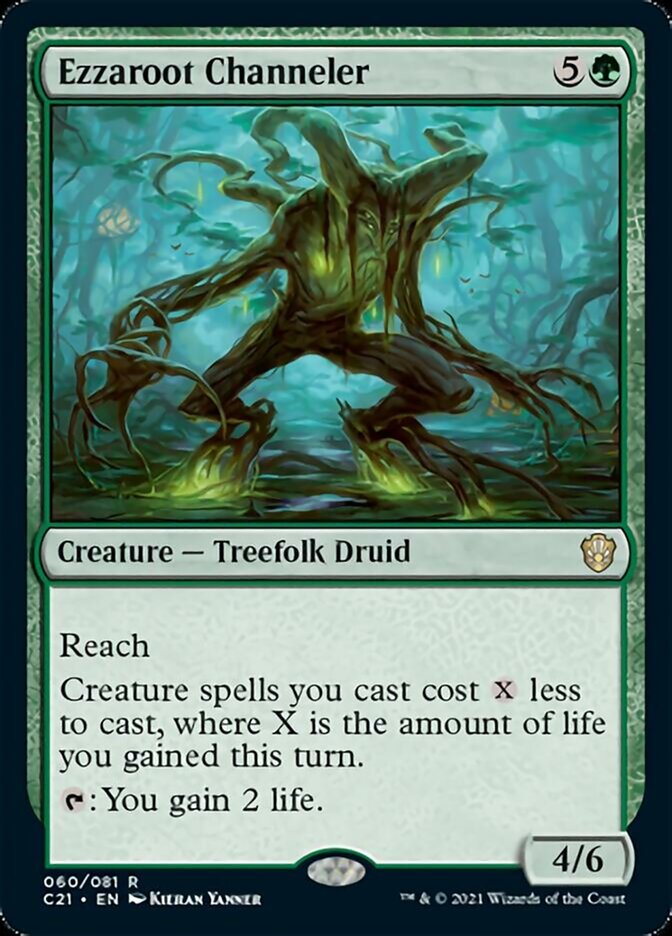 Ezzaroot Channeler [Commander 2021] | GnG Games