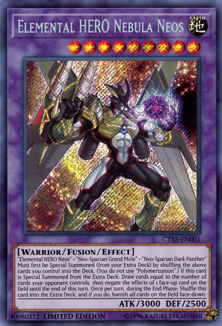 Elemental HERO Nebula Neos [CT15-EN001] Secret Rare | GnG Games