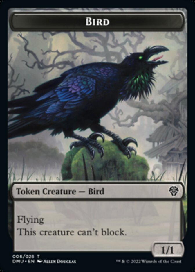 Phyrexian // Bird (006) Double-sided Token [Dominaria United Tokens] | GnG Games