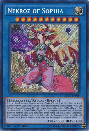 Nekroz of Sophia [CROS-EN038] Secret Rare | GnG Games