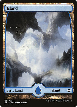 Island (256) - Full Art [Battle for Zendikar] | GnG Games