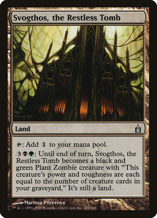 Svogthos, the Restless Tomb [Ravnica: City of Guilds] | GnG Games