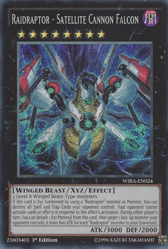 Raidraptor - Satellite Cannon Falcon [WIRA-EN024] Secret Rare | GnG Games