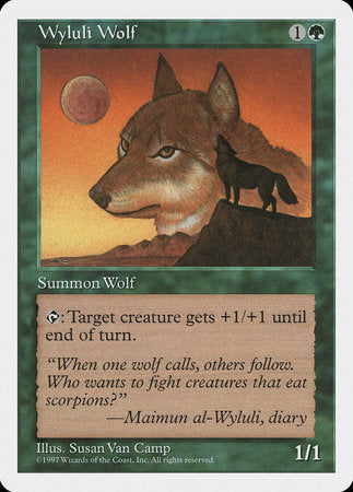 Wyluli Wolf [Fifth Edition] | GnG Games