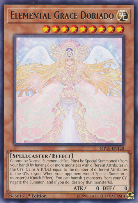 Elemental Grace Doriado [MP18-EN128] Rare | GnG Games