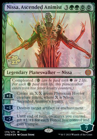 Nissa, Ascended Animist [Phyrexia: All Will Be One Prerelease Promos] | GnG Games