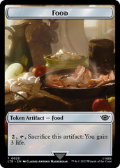 Smaug // Food (0023) Double-Sided Token (Surge Foil) [The Lord of the Rings: Tales of Middle-Earth Tokens] | GnG Games