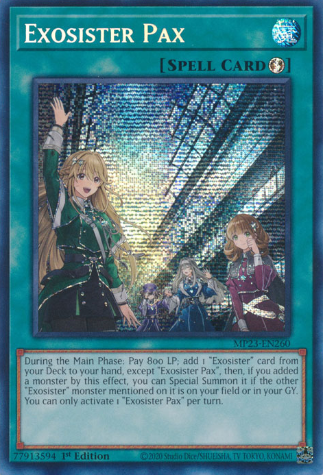 Exosister Pax [MP23-EN260] Prismatic Secret Rare | GnG Games