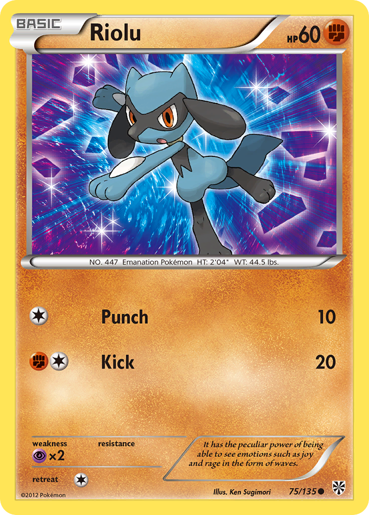 Riolu (75/135) [Black & White: Plasma Storm] | GnG Games