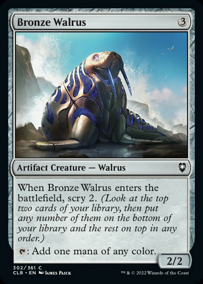 Bronze Walrus [Commander Legends: Battle for Baldur's Gate] | GnG Games