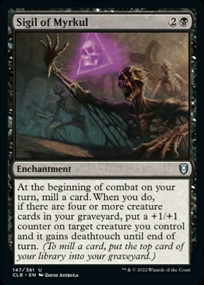 Sigil of Myrkul [Commander Legends: Battle for Baldur's Gate] | GnG Games