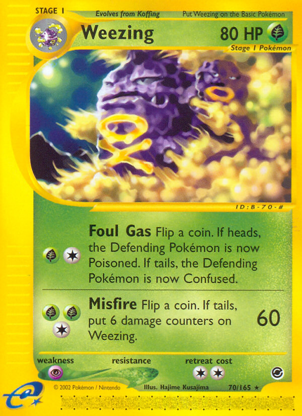 Weezing (70/165) [Expedition: Base Set] | GnG Games