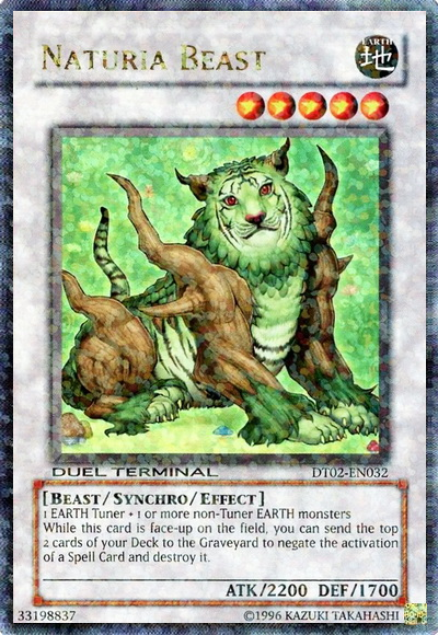 Naturia Beast [DT02-EN032] Ultra Rare | GnG Games