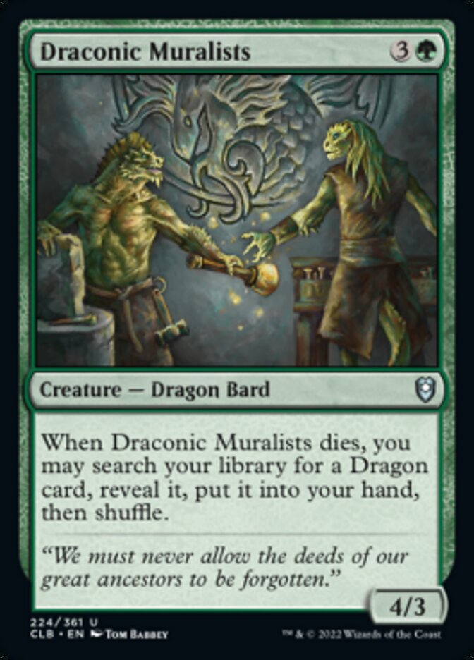 Draconic Muralists [Commander Legends: Battle for Baldur's Gate] | GnG Games