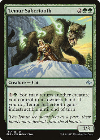 Temur Sabertooth [Fate Reforged] | GnG Games