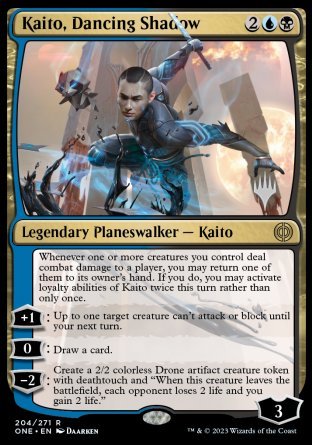 Kaito, Dancing Shadow (Promo Pack) [Phyrexia: All Will Be One Promos] | GnG Games