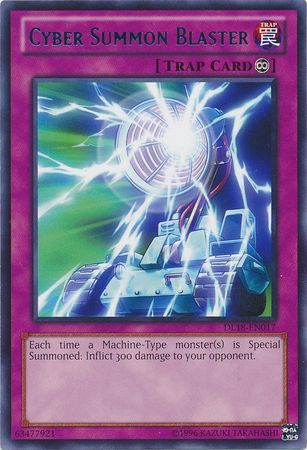 Cyber Summon Blaster (Blue) [DL18-EN017] Rare | GnG Games