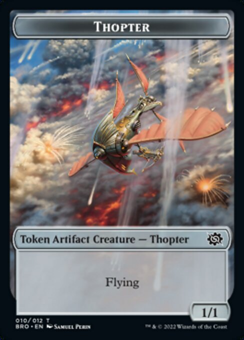 Powerstone // Thopter Double-Sided Token [The Brothers' War Tokens] | GnG Games